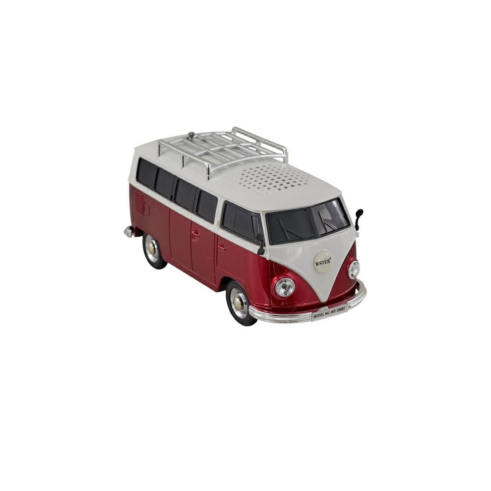 SPEAKER BUS MINIVAN ROSSO 20.5X8.3X10